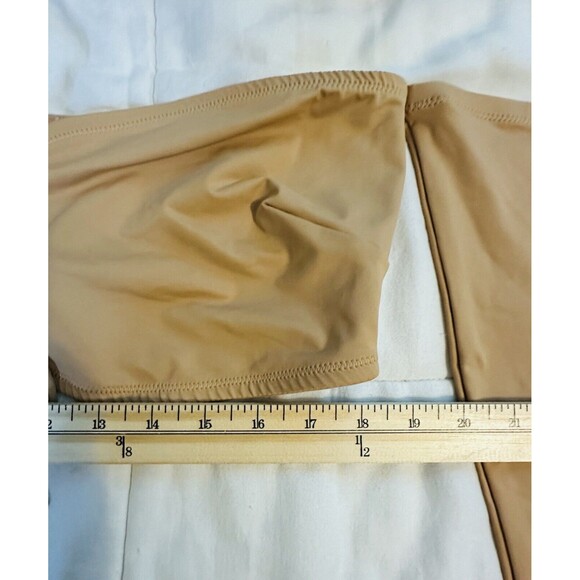 SKIMS Recycled Swim Long Sleeve‎ Bikini Top Ochre Women's SIZE 4X NWT - Picture 7 of 8